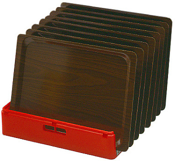 BASKET FOR 7 TRAYS 530X370MM-RED (Code 867004)