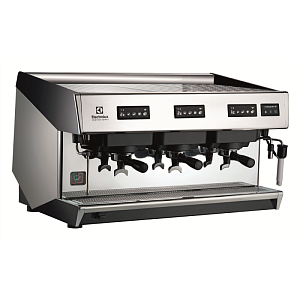Electrolux Professional MIRA3SA MIRA ESPRESSO MACHINE 3 GROUPS - 15.6LT BOILER - 3 INDEP. CONTROL BOXES-PROGRAMMABLE WATER - STEAMAIR (CODE 602511)