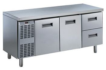Electrolux Professional RCSN3M22 KUEHLTISCH, 2 TUEREN+2 LADEN, -2/+10°C (Code 726145)