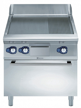 Electrolux Professional E9FTGHSPG0 GASBRATPL.GLATT+GERILLT GENEIG.+OFEN 800 (Code 391052)