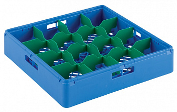 BASKET F.16 VERTIC.GLASSES (H70MM)-BLUE (Code 867023)