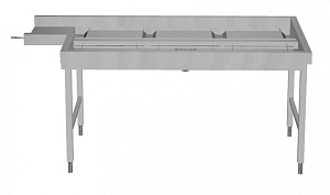 Electrolux Professional HSDDS3RL Handling System for Rack Type Automatic Sorting Table, Dishwashing Driven with 3 Baskets - Right to Left, 1620mm (Code 865465)