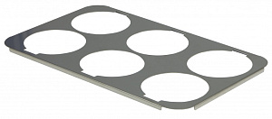 Electrolux Professional SUPFR6RBSK SUPPORT FRAME FOR 6 ROUND BASKETS (Code 913133)