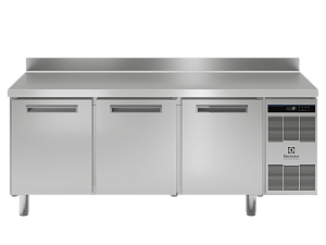 Electrolux Professional BPLER3NU Pastry and Bakery Line 3 Door Refrigerated Counter, -2°/+7°C, 600X400 grid, with upstand (Code 728970)