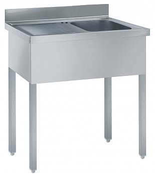Eco Preparation 1000 mm Sink with 1 Bowl - Left Drain (Code 132896)
