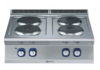 Electrolux Professional E7ECEH4R00 4-PLATTEN-ELEKTRO-TISCHHERD 800 MM (Code 371015)
