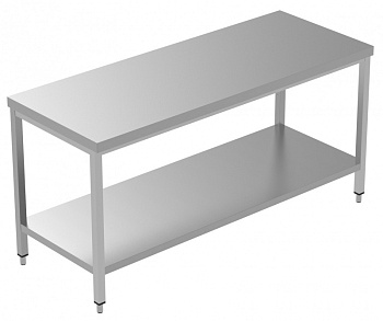 WORK TABLE 1800 MM WITH LOWER SHELF (134091)