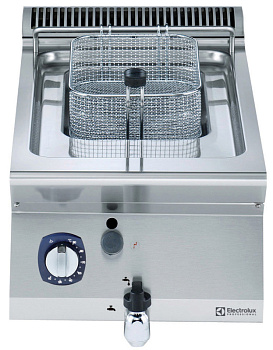 Electrolux Professional E7KKBTAOMCI Modulare Großküchengeräteserie 700XP ein Becken-Gasfritteuse Top 7 Liter (Code 371422)