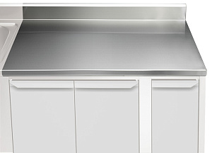 Electrolux Professional TPLA10A WORK TOP WITH UPSTAND 1000MM (121137)