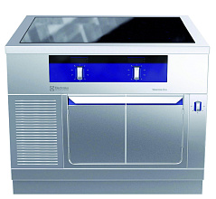 Electrolux Professional MCJDECJ4AO Modulare Großküchengeräteserie thermaline 90 - Vollflächen-Induktionskochfeld auf Wärmeschrank, 4 Zonen, zweiseitig bedienbar - H2 (Code 589811)