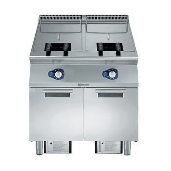 23+23LT GAS FRYER, 2 WELLS+4 1/2 BASKETS (CODE 391332)