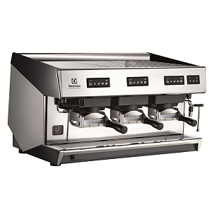 Electrolux Professional MIRA3DHACL MIRA ESPRESSO COFFEE CAPSULE(FAP)MACHINE-3GROUPS-15.6LT BOILER-3INDEP.CTRL BOXES+4 PROGRAMMABLE DOSING PROG.-STEAM&WATER (CODE 602521)