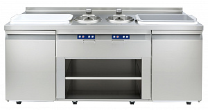 Electrolux Professional BRDS2NP Breading Station SmartSift DUO Breading station, 2 modules with neutral base (Code 727811)