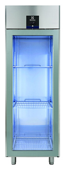 Electrolux Professional RE471GR ecostore 1 Glass Door Digital Refrigerator, 670lt (+2/+10), AISI 304 - R290 (Code 725385)