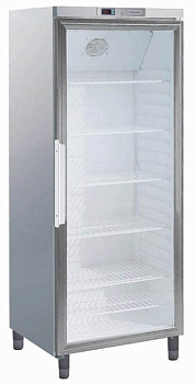 1-GLASS DOOR REFRIGER. 400 L 0+10°C-S/S (Code 730190)