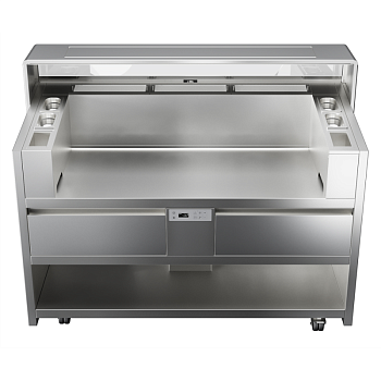 LIBEROPRO POINT MOBILE COUNTER 2 REFRIGERATED DRAWERS,SUITABLE FOR 3 LIBEROPRO LINE APPLIANCES WITH FOUR 1-PHASE SOCKETS (CODE 351086)