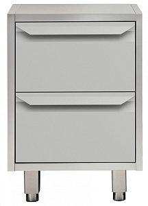 Electrolux Professional TE2C6 AMBIENT UNIT WITH 2 DRAWERS 600MM (121823)