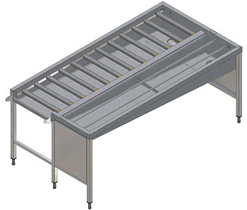 MANUAL SORT.TABLE,6BASK,L&gt R,3150MM-SIDE (Code 865081)