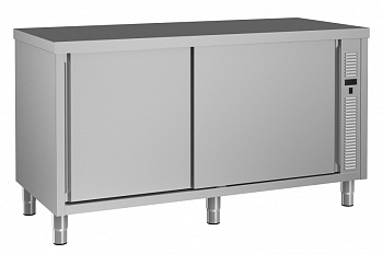 Standard Preparation 1600 mm Ventilated Hot Cupboard with Shelf & Sliding Doors (Code 132788)