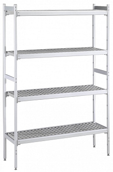 ALUM.LINEAR SHELV.-POLY.TIERS-373X1960MM (137024)