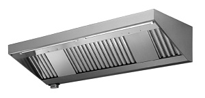 Electrolux Professional MP1124BT 430 S/S WALL HOOD+FILTERS 2400X1100MM (642085)