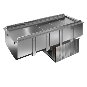 DROP-IN REFRIGERATED WELL, VENTILATED, 5GN (CODE 341049)