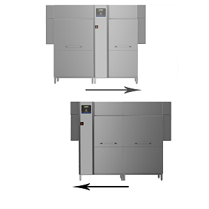 Electrolux Professional EDR250EL5V DUAL RINSE RT, 250R/H, ELECTRIC, ESD, L>R, 50HZ -THERMAL LABEL COMPLIANT (CODE 535113)