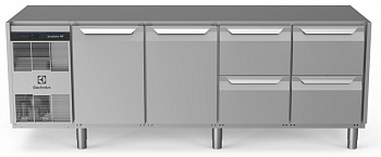 REFR.COUNTER 590LT 2DR 4 DRAWERS NO TOP (Code 710078)