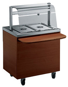 Electrolux Professional FSV07C2C BAIN-MARIE, 2 GN, KIRSCHE, 750 MM (Code 320109)