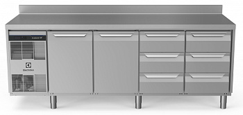 REFR.COUNTER 590LT 2DR 6x1/3DRAW UPSTAND (Code 710083)