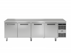 Electrolux Professional BPLER4NL Pastry and Bakery Line 4 Door Refrigerated Counter, -2°/+7°C, 600X400 grid (Code 728971)