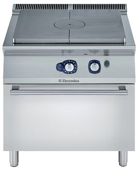 Electrolux Professional E7STGH10G0 GAS-GLÜHPLATTENHERD + OFEN 800 MM (Code 371008)