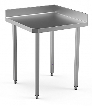 Eco Preparation Corner Work Table with Upstand - disassembled (Code 132851)