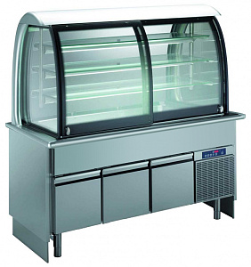 Electrolux Professional ZLRDW16C REFR.UNIT W/DISPLAY+WELL (4GN) ON CUPB. (Code 332034)