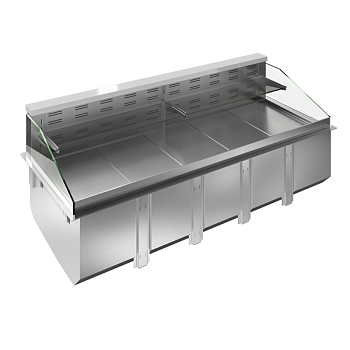 DROP-IN REMOTE, REFRIGERATED WELL, VENTILATED, 1 REF.SHELF AND 1 NEUTRAL SHELF, 4GN (CODE 341106)