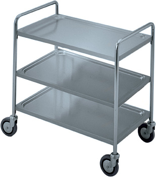 3-TIER SERVICE TROLLEY W/HANDLE 900 MM (Code 361206)