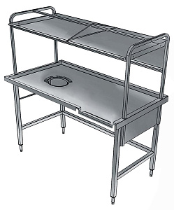 Electrolux Professional BHST1708L SORTING TABLE L&gt R 1700 MM X 800 MM (Code 865337)