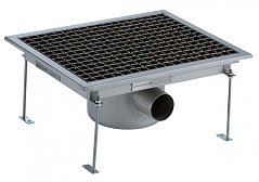 Electrolux Professional FDD4050 FLR.DRAIN+GRATE+C.SIPH-HOR.OUT.400X500 (Code 328066)