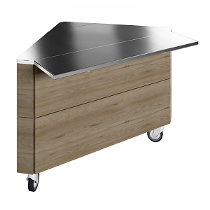 Electrolux Professional F31N0AW00S CORNER UNIT 90+WHEELS H=900MM (CODE 322074)