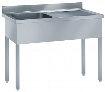 Electrolux Professional SL14D SINK UNIT 1 BOWL & R/H DRAINER 1400MM (Code 132458)