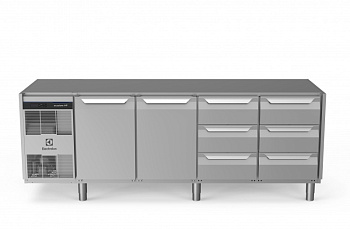 REFR.COUNTER 590LT 2DR 6x1/3DRAW NO TOP (Code 710081)