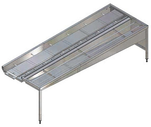 Electrolux Professional HSSAD6RL AUTO.SORT.TABLE,DW DRIVEN,6BASK,R&gt L,3150 (Code 865077)