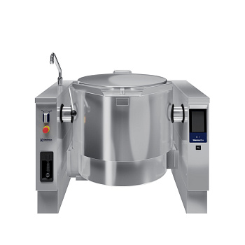 ProThermetic Sprint Electric Tilting Boiling Pan, 150lt Hygienic Profile, Freestanding with Stirrer and Variable Speed (Code 586921)