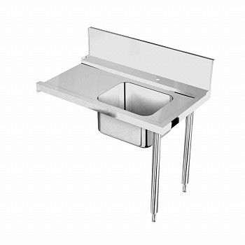 Handling System for Rack Type Pre-wash Table with Sink Right to Left, 1200mm (Code 865404)