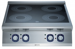 Electrolux Professional E9INEH400N Modular Cooking Range Line 900XP 4 Zone Electric Induction Cooking Top, 230V (Code 391169)
