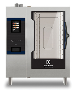 Electrolux Professional ECOG101T3GL Skyline Premium-S SKYLINE PREMIUM-S OFEN 10 GN 1/1 - GAS - TUER LINKSANSCHLAG - 3-FACHVERGLASUNG (Code 229768)