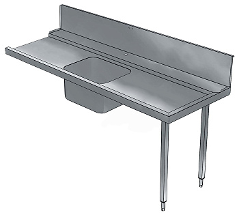 PREWASH TABLE W/BOWL R&gt L 1800MM-HOODTYPE (Code 865312)