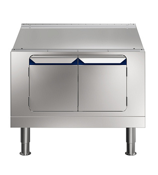 Modular Cooking Range Line thermaline 90 - 800 mm Cupboard base with 2 doors, GN conform, 1 Side (H2) - H=450 (Marine) (Code 589906)