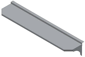 Electrolux Professional HSATS4 TRAY SLIDER-4 BASKET SORT. TABLES,2130MM (Code 865103)