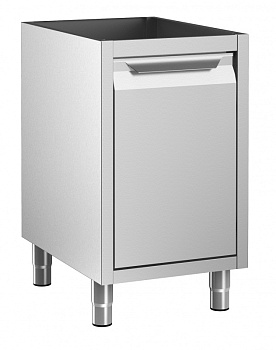 Standard Preparation Cupboard with Waste Hopper - no top, 500mm (Code 133180)